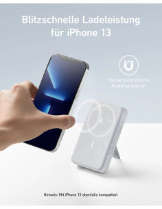 POWER BANK Anker "MagGo" 10.000 mAh, 27W Qi 2.0 15W,... 2