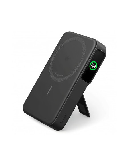 POWER BANK Anker "MagGo" 10.000 mAh, 27W Qi 2.0 15W, suport pliabil, compatibil iPhone 15/14/13/12, 1 x USB-C, afisaj inteligent