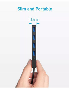 HUB Anker, 4-in-1, USB 3.0 x 4 porturi, incarcare prin... 2