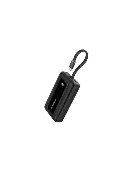 POWER BANK Anker "Zolo" 20.000 mAh, 30W cablu USB-C incorporat, 1 x USB-C, 1 x USB-A, afisaj LED, 350g, negru, "A1689H11" - 0194