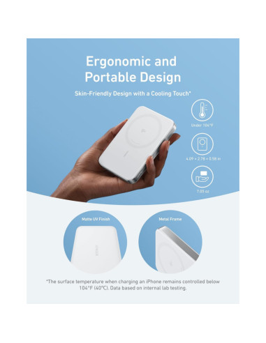 POWER BANK Anker "MagGo" 10.000 mAh, magnetic,...