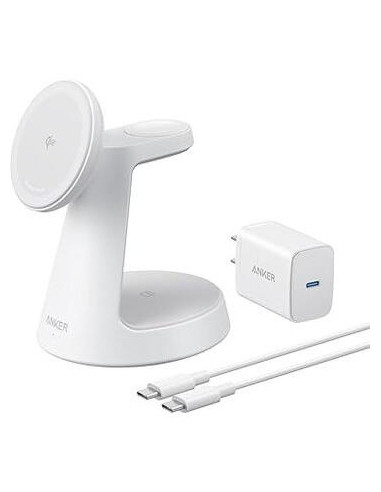 Stand cu incarcare wireless 3 in 1 Anker, MagGo...