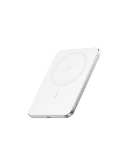POWER BANK Anker "Nano" 5.000 mAh, 15W MagGo, slim, magnetic, wireless, 1 x USB-C incarcare, 122g, alb, "A1665H21" - 19464423545