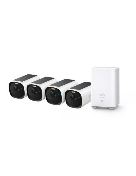 Sistem supraveghere 4+1 Anker "EufyCam E40" "T8144" + "Homebase 2" , alb "E8144325" -0194644238339