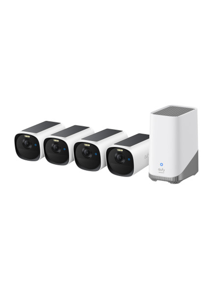 Sistem supraveghere 4+1 Anker "EufyCam E40" "T8144" + "Homebase 3" , alb "E8144329" -0194644279530