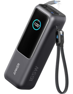 POWER BANK Anker 25.000 mAh, 165W 2 x cablu USB-C...