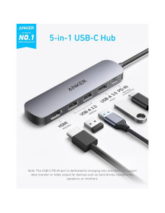 DOCKING Station Anker 5-in-1, porturi: 1 x USB-C, 3 x... 2