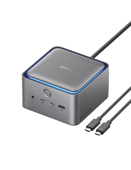 DOCKING Station Anker 14-in-1, porturi: 1xThunderbolt 5 up 140W, 2xThunderbolt 5 downs 15W, 3xUSB-A 10Gbps, 2xUSB-C max 45W, 1xH