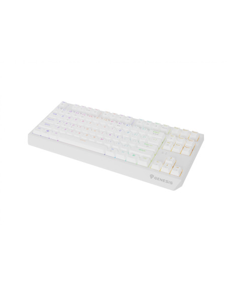 Tastaturi GENESIS Tastatura WS Genesis Thor 230 TKL R alb