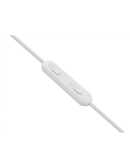 Casti audio GENESIS Casti cu fir Genesis Neon 613 G2 alb