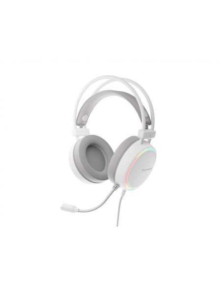 Casti audio GENESIS Casti cu fir Genesis Neon 613 G2 alb