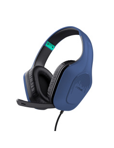 Casti audio TRUST Casti cu fir Trust GXT 415B Zirox albast